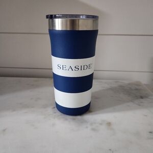 Seaside Blue and White Tumbler